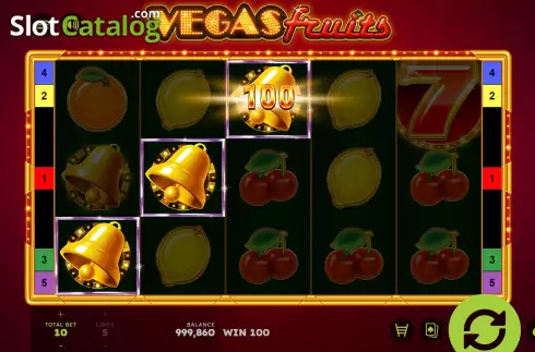 Скрин7. Vegas Fruits слот