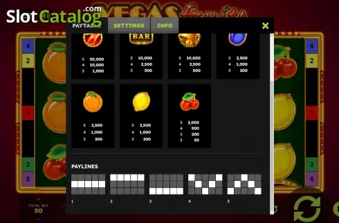 Скрин9. Vegas Fruits слот