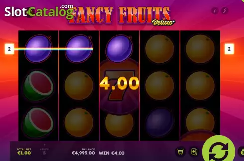 Скрин3. Fancy Fruits Deluxe слот