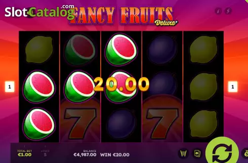 Скрин5. Fancy Fruits Deluxe слот