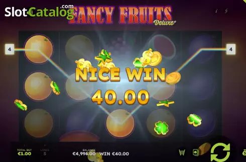 Скрин8. Fancy Fruits Deluxe слот