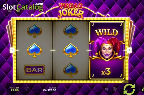 Скрин3. Vegas Joker (Gamomat) слот