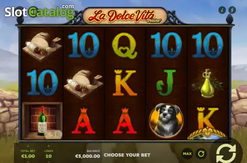Скрин2. La Dolce Vita Deluxe слот