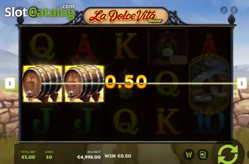Скрин3. La Dolce Vita Deluxe слот