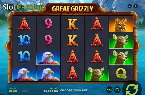 Скрин2. Great Grizzly (Gamomat) слот