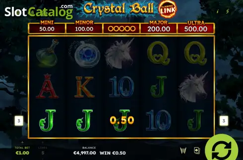 Скрин3. Crystal Ball Flaming Link слот