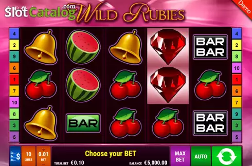 Скрин2. Wild Rubies слот