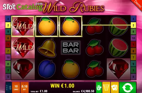 Скрин3. Wild Rubies слот