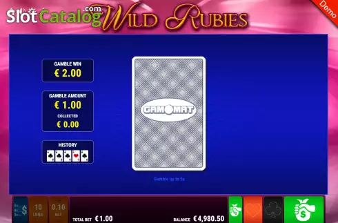 Скрин4. Wild Rubies слот