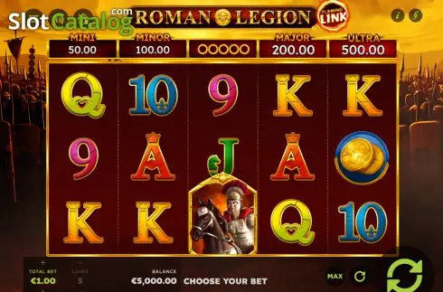 Скрин2. Roman Legion Flaming Link слот