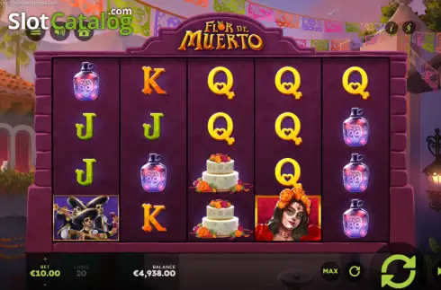 Скрин2. Flor de Muerto слот