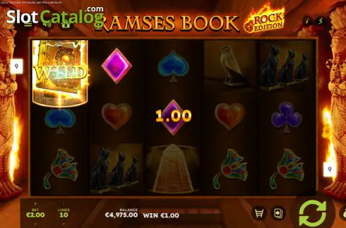 Скрин3. Ramses Book Rock Edition слот