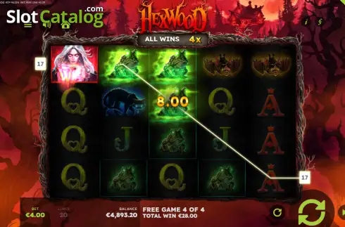 Скрин3. Hexwood слот