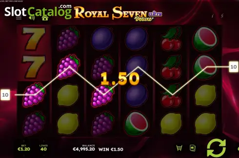 Скрин3. Royal Seven Ultra Deluxe слот