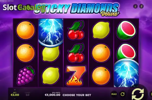 Скрин2. Sticky Diamonds Deluxe слот