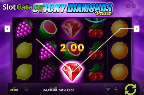 Скрин3. Sticky Diamonds Deluxe слот