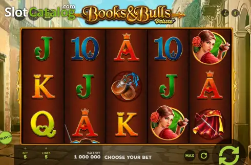 Скрин2. Books & Bulls Deluxe слот