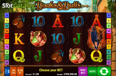 Скрин2. Books and Bulls слот