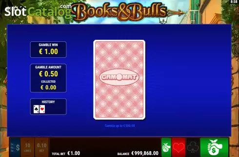 Скрин4. Books and Bulls слот