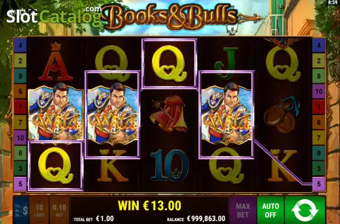 Скрин5. Books and Bulls слот