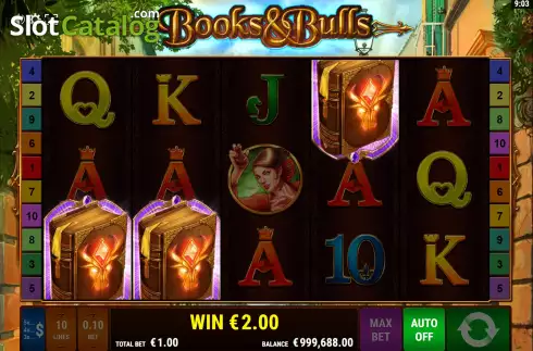 Скрин6. Books and Bulls слот