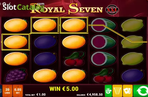 Скрин7. Royal Seven XXL слот