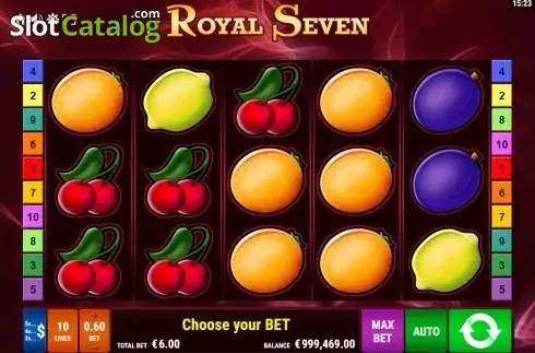 Скрин2. Royal Seven слот