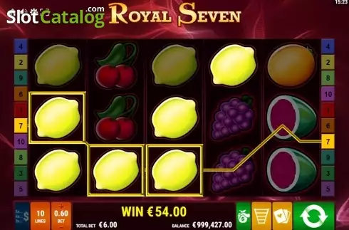 Скрин3. Royal Seven слот