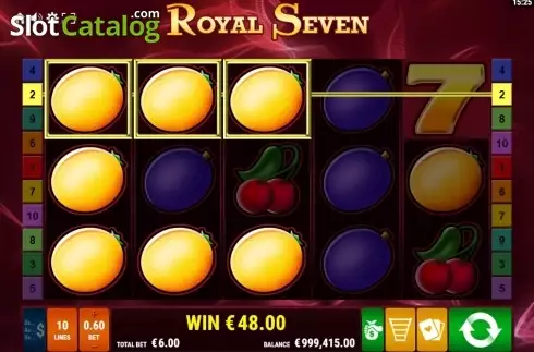 Скрин5. Royal Seven слот