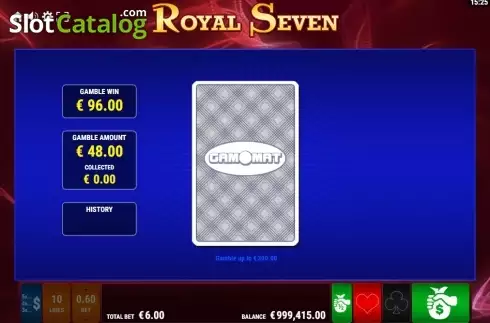 Скрин6. Royal Seven слот