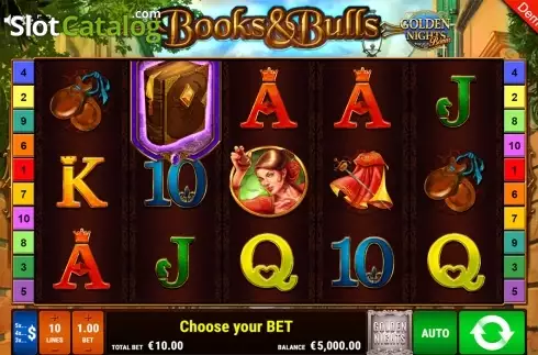 Скрин2. Books & Bulls GDN слот