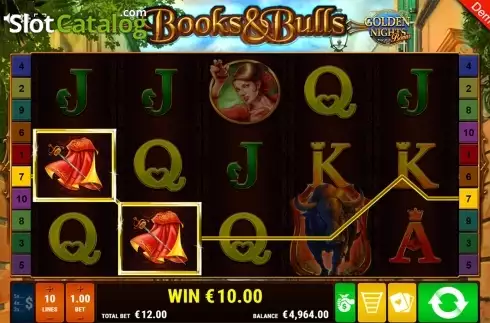 Скрин3. Books & Bulls GDN слот