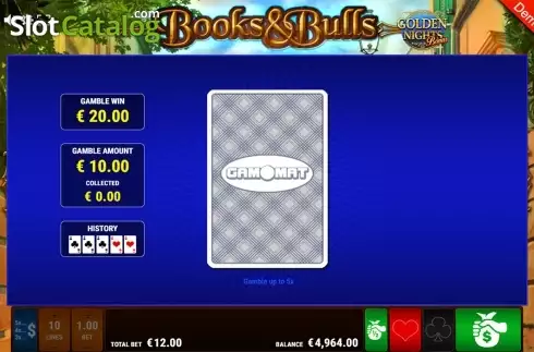 Скрин4. Books & Bulls GDN слот