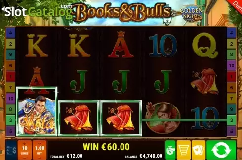 Скрин6. Books & Bulls GDN слот