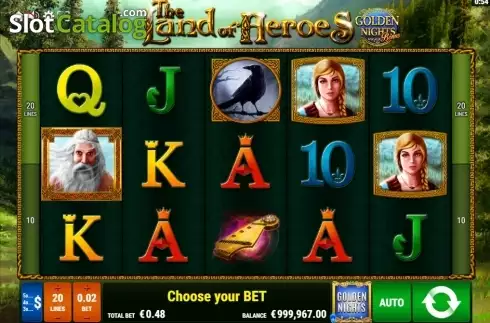 Скрин2. The Land of heroes GDN слот