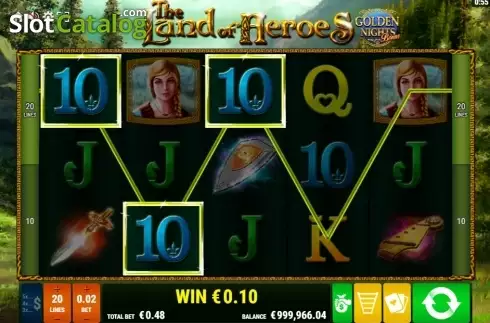 Скрин3. The Land of heroes GDN слот