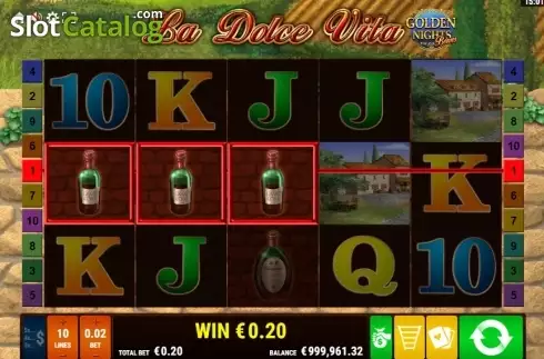 Скрин3. La Dolce Vita GDN слот