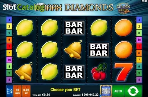 Скрин2. Maaax Diamonds GDN слот