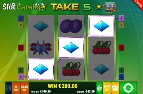 Скрин3. Take 5 GDN слот