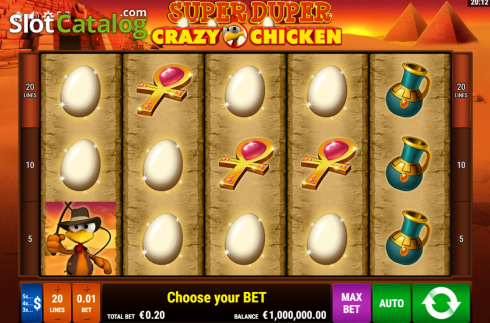 Скрин2. Super Duper Crazy Chicken слот