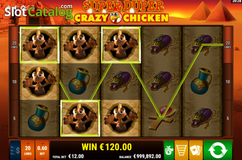 Скрин3. Super Duper Crazy Chicken слот