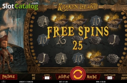 Скрин4. Kraken Island (Gamshy) слот