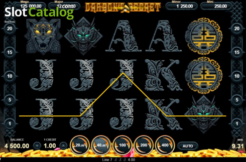 Скрин4. Dragon's Secret (Gamzix) слот