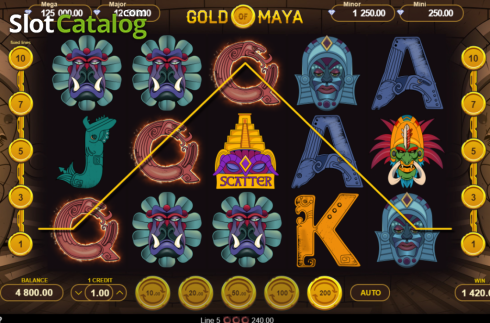 Скрин4. Gold of Maya слот
