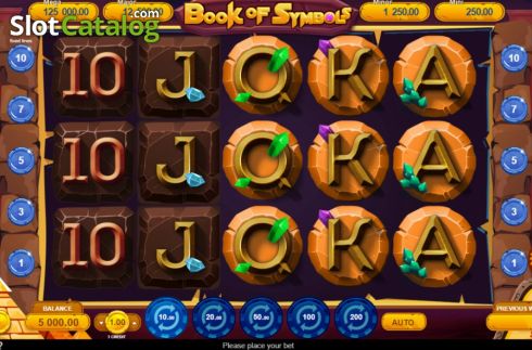 Скрин2. Book of Symbols слот