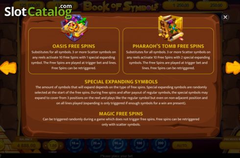 Скрин8. Book of Symbols слот