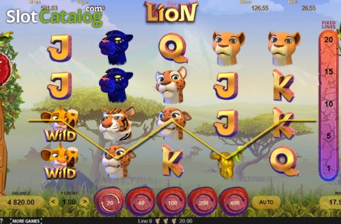 Скрин3. The Lion слот