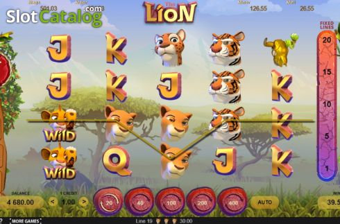 Скрин4. The Lion слот