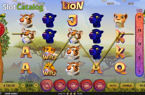 Скрин5. The Lion слот