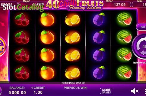 Скрин2. 40 Chilli Fruits Flaming Edition слот